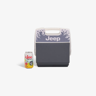 Size View | Jeep® Off-Road Playmate Pal 7 Qt Cooler::Charcoal::Holds up to 9 cans 