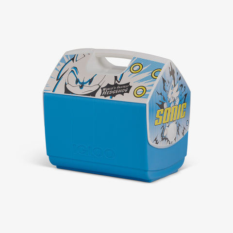 Angle View | Sonic the Hedgehog Shimbun Playmate Elite 16 Qt Cooler::::Iconic tent-top design