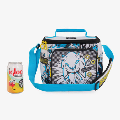 Size View | Sonic the Hedgehog Shimbun Compact Cooler Bag::::Holds up to 9 cans 