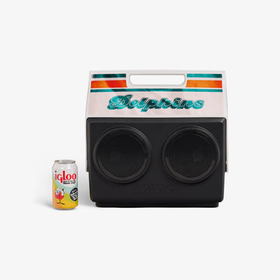Size View | Miami Dolphins KoolTunes®::::Holds up to 26 cans