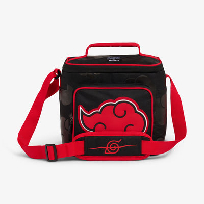 Front View | NARUTO SHIPPUDEN Akatsuki Square Lunch Cooler Bag::::Spacious main compartment