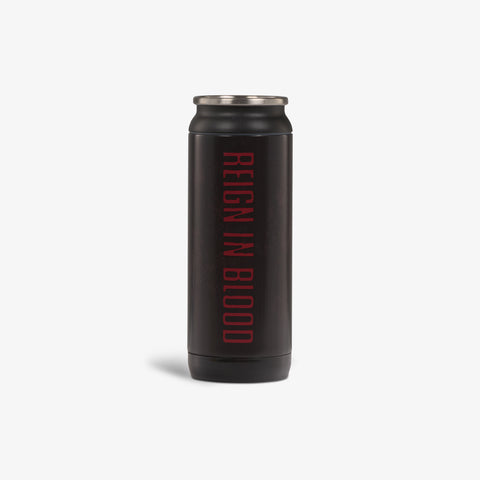 Back View | Slayer Reign in Blood 16 Oz Can::::Advanced hot & cold retention