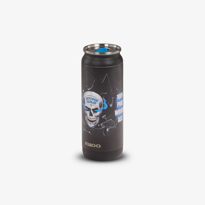 Angle View | WWE “Stone Cold” Steve Austin 16 Oz Can::::Sliding mouth-opening tab 