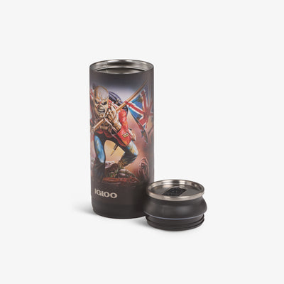 Lid Off View | Iron Maiden The Trooper 16 Oz Can::::Removable lid