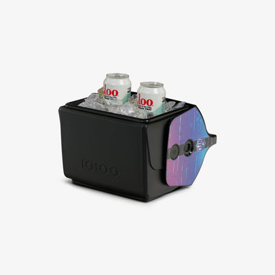 Open View | NFL Neon Miami Dolphins Little Playmate® 7 Qt Cooler::::THERMECOOL™ insulation