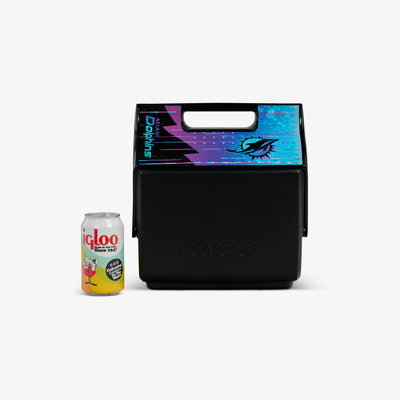 Size View | NFL Neon Miami Dolphins Little Playmate® 7 Qt Cooler::::Holds up to 9 cans