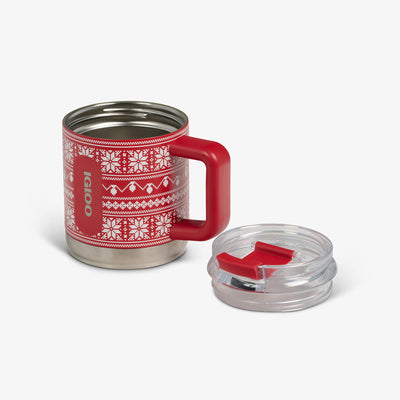 Lid Off View | National Lampoon’s Christmas Vacation Moose 15 Oz Coffee Mug::::Double-wall, vacuum-insulated