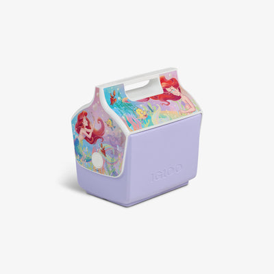 Angle View | Disney The Little Mermaid Little Playmate 7 Qt Cooler::::Trademarked tent-top design