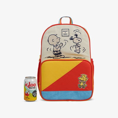 Size View | Snoopy Disco Party 24-Can Backpack::::Holds up to 24 cans