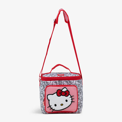 Strap View | Hello Kitty® Classic Square Lunch Cooler Bag::::Adjustable, padded shoulder strap
