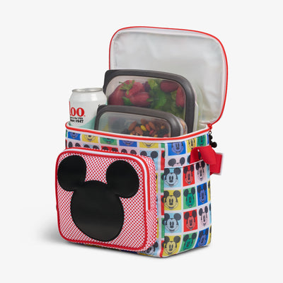 Open View | Disney Mickey Mouse Pop Art Square Lunch Cooler Bag::::Insulated liner