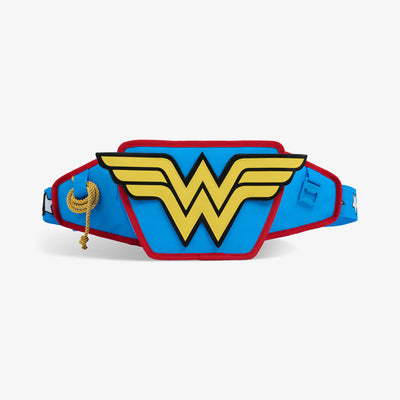 Front View | DC Super Heroes Wonder Woman™ Belt Fanny Pack Cooler::::Lasso of Truth-inspired accessory