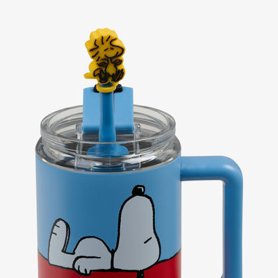 Straw View | Snoopy’s Doghouse 32 Oz Travel Mug::::Fits most cup holders