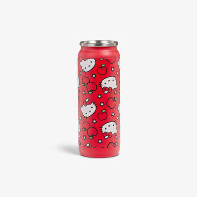 Back View | Hello Kitty® Red Apples 16 Oz Can::::Durable stainless steel