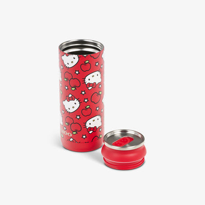 Open View | Hello Kitty® Red Apples 16 Oz Can::::Double-wall, vacuum-insulated