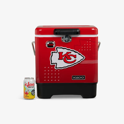 Size View | NFL Legacy 20 Qt Cooler::Chiefs::Fits wine bottle(s) upright
