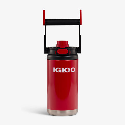 Handle View | Half-Gallon Hybrid Sports Jug::Red::Tuck Tight handle