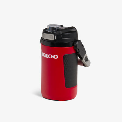 Angle View | Rival Half Gallon Jug::Red Heat::Sport grip touchpoints
