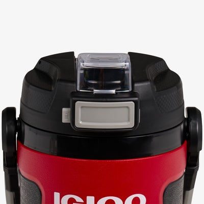 Lid Closed View | Rival Half Gallon Jug::Red Heat::Leakproof lid
