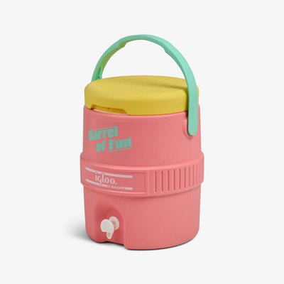 Handle View | Barrel of Fun 2 Gallon Jug::Flamingo::