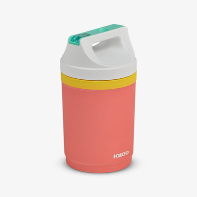 Angle View | Retro Playmate Half Gallon Jug::Flamingo::Leak-resistant