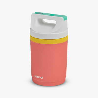 Angle View | Retro Playmate Half Gallon Jug::Flamingo::Easy-carry handle