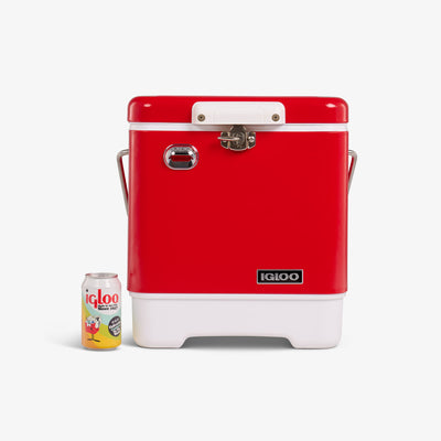 Size View | Legacy 20 Qt Cooler::Red Star::Fits wine bottle(s) upright