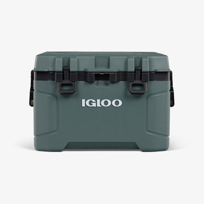 Front View | Trailmate 50 Qt Cooler::Spruce::