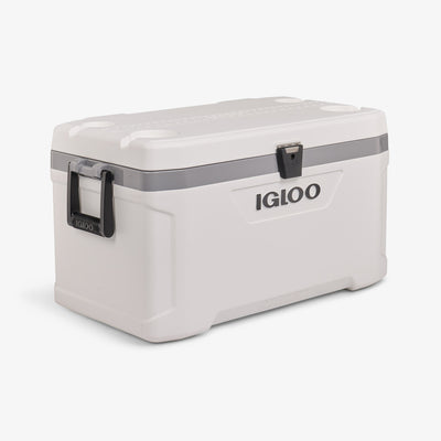 Angle View | Marine Ultra 70 Qt Cooler::::Cup holders