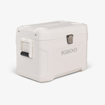 Angle View | Marine Elite 54 Qt Cooler::::Non-slip handles