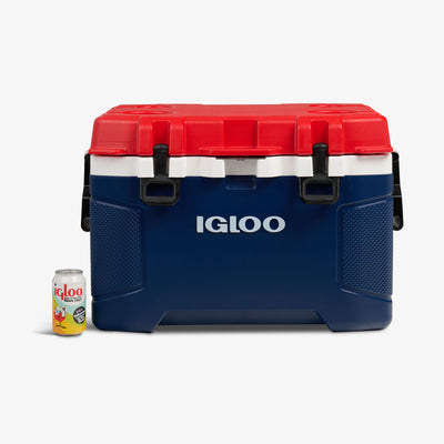 Size View | Trailmate 50 Qt Cooler::Americana::Holds up to 81 cans