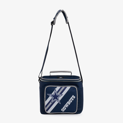 Strap View | Dallas Cowboys Square Lunch Cooler Bag::::Adjustable, padded shoulder strap