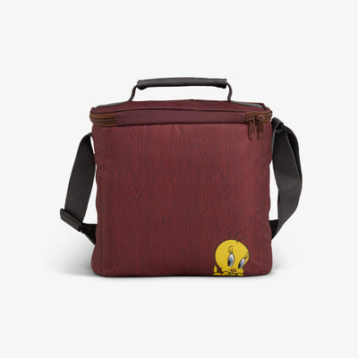 Back View | Looney Tunes™ TV Square Lunch Cooler Bag::::Character artwork on back