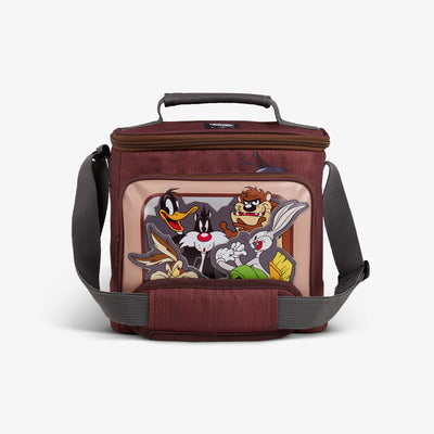 Front View | Looney Tunes™ TV Square Lunch Cooler Bag::::Custom 3D character screenprint 