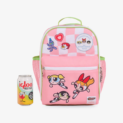 Size View | The Powerpuff Girls Mini Convertible Backpack Cooler::::Holds up to 12 cans