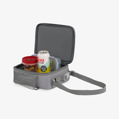 Open View | Kids Everyday Lunch Vertical Cooler Bag::Gray::MaxChill insulation