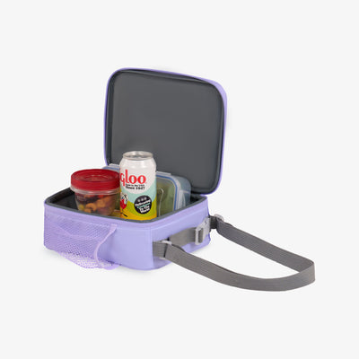 Open View | Kids Everyday Lunch Vertical Cooler Bag::Lilac::MaxChill insulation