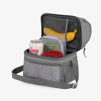 Open View | Kids Everyday Lunch Gripper Cooler Bag::Gray::MaxChill insulation