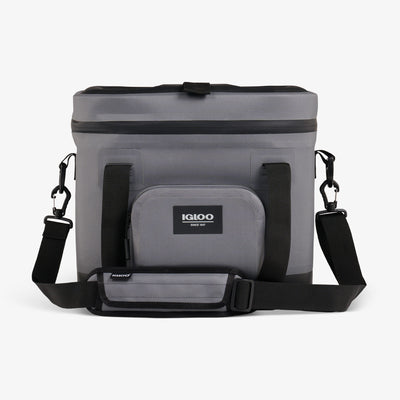 Front View | Trailmate 18-Can Tote::Carbonite::Crushproof top & bottom