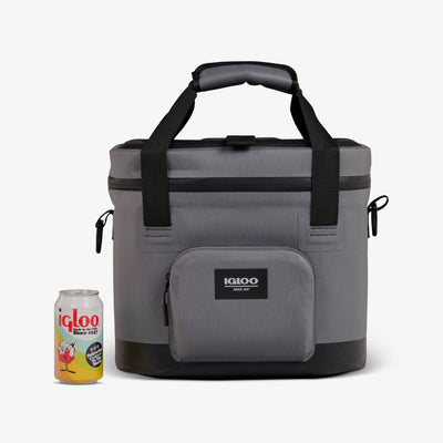 Size View | Trailmate 18-Can Tote::Carbonite::Holds up to 18 cans