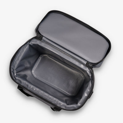 Top View | Trailmate 30-Can Tote::Carbonite::Smooth-glide, water-resistant zippers
