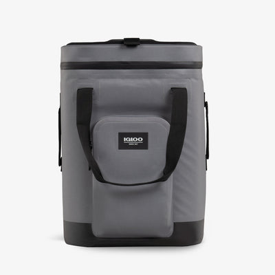 Front View | Trailmate 24-Can Backpack::Carbonite::Crushproof top & bottom