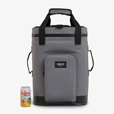 Size View | Trailmate 24-Can Backpack::Carbonite::Holds up to 24 cans