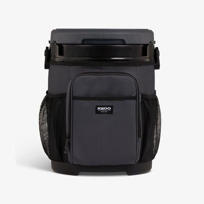 Front View | 20 Qt Cooler Bucket::Tactical Gray::Doubles as a seat