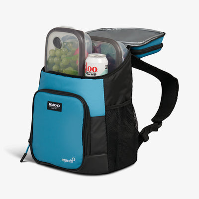 Open View | Latitude Hardtop 18-Can Backpack::Modern Blue::MaxCold insulation