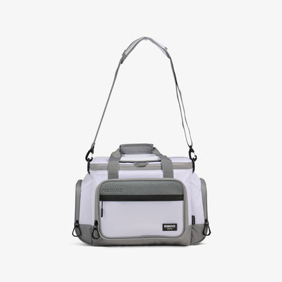 Strap View | Marine 30-Can Square Cooler Bag::::Adjustable strap