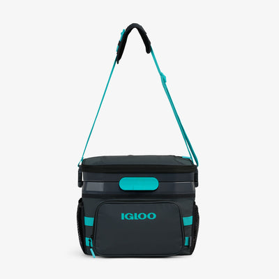 Strap View | Rival 18-Can Hybrid Cooler::Tactical Gray::Adjustable shoulder strap