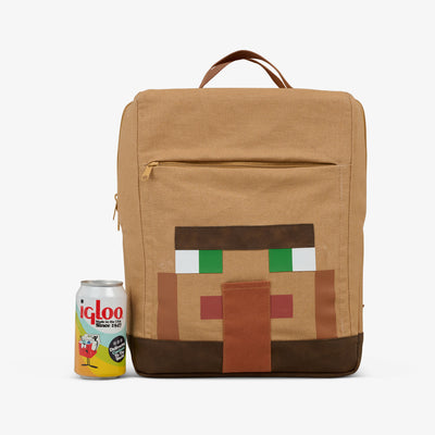 Size View | Minecraft Villager 20-Can Backpack::::Holds up to 20 cans