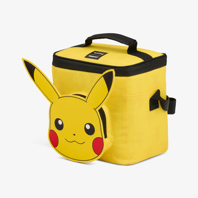 Angle View | Pokémon Pikachu Square Lunch Cooler Bag::::Classic character screenprint