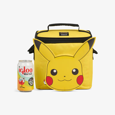 Size View | Pokémon Pikachu Square Lunch Cooler Bag::::Holds up to 9 cans